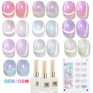 ZRKGEL Nouveauté – Kit de vernis à ongles gel magnétique effet œil de chat, 10 couleurs, à retirer par trempage, marque privée, échantillon gratuit, vente en gros pour salons - Product Image 1