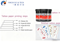 Tinta tato motif layar tidak beracun terlaris dan bahan habis pakai untuk lem stiker tato sementara A/B