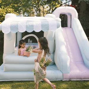 Casa de rebote de PVC comercial para interiores y exteriores, castillo hinchable pequeño con tobogán, Mini Casa de salto, gorila inflable para fiesta - Product Image 3