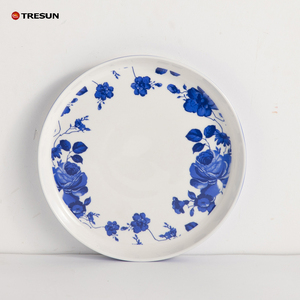 Customized Modern European Style Ink Painting Table Dinnerware <b>White</b> Porcelain <b>Dinner</b> <b>Set</b> - Product Image 2