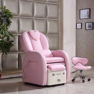 Nouveau fauteuil de pédicure de luxe personnalisé avec tables à ongles réglables, ensemble de manucure et pédicure pour salon de manucure, spa pour les pieds, fauteuil de spa - Product Image 4