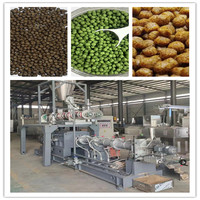 Ligne de production d'aliments secs pour animaux de compagnie de taille moyenne (aliments pour chats, aliments pour chiens, aliments pour poissons)