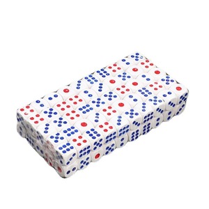 Vente en gros de dés carrés en plastique, perles numérotées pour DND et jeux de société avec logo personnalisé - Product Image 2