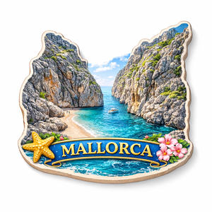Imán de Refrigerador Personalizado con Logotipo, Moderno y Ecológico, Recuerdo Turístico de <span class=keywords><strong>MALLORCA</strong></span>, en MDF 3D - Product Image 1