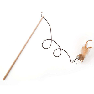 Mainan Tikus Bulu untuk Kucing, Mainan Hewan Peliharaan Baru, Mainan Penggoda Kucing - Product Image 1