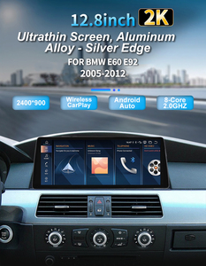 หน้าจอ LCD ขนาด12.8นิ้ววิทยุติดรถยนต์จอใหญ่เครื่องเล่นมัลติมีเดียแอนดรอยด์สำหรับรถยนต์ E90 <span class=keywords><strong>E60</strong></span> <span class=keywords><strong>BMW</strong></span> WiFi SIM BT cardplay GPS <span class=keywords><strong>Navi</strong></span> - Product Image 2