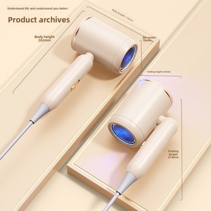 Sèche-cheveux de qualité supérieure, ions négatifs, haute vitesse, puissance élevée, portable, professionnel, ionique, haute vitesse, portable - Product Image 6