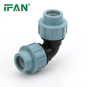IFAN Trung Quốc nhà máy PE PP nén phụ kiện <span class=keywords><strong>TEE</strong></span> khuỷu tay HDPE phụ kiện thủy lợi cung cấp nước HDPE Ống phù hợp - Product Image 4