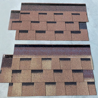 Tejas Asfálticas Laminadas de 3 Pestañas, Duraderas, para Techos Modernos, Impermeables, Precio Directo de Fábrica