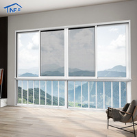 Ventanas Corredizas de Aluminio con Rotura de Puente Térmico y Doble Acristalamiento, Diseño Moderno Personalizado, Resistentes a Huracanes, para Hoteles