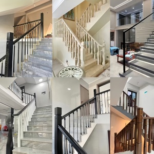 Modern <strong>Design</strong> Stainless Post Balcony Handrail Balustrade Outdoor <strong>Stair</strong> Terrace Tube <strong>Railing</strong> - Product Image 6