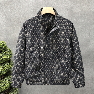 Giacca a Quadri da Uomo Primavera-Autunno 2026, Design di Lusso e Versatile, Abbigliamento Maschile dal Look Raffinato - Product Image 3
