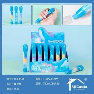 Dolphin Click Eraser 30Pcs Mechanical Dolphin Shape Rubber PP Erasers For School Office Use - Product Image 3