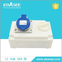 Boîte de distribution d'alimentation portable avec prises industrielles 16A 32A 63A 125A, étanche IP65, boîte de prise électrique, applications multiples