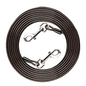 Pabrik grosir kabel sesuai pesanan tali anjing kabel dasi anjing tugas berat kabel ikat untuk anjing besar
