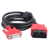 Câble d'extension plat OBD2 16 broches de haute qualité, interface de diagnostic automobile complète, outil d'analyse du moteur