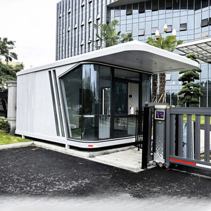 บ้านคอนเทนเนอร์ทรงสี่เหลี่ยมทันสมัย ห้องยามพร้อมตกแต่ง - Product Image 1