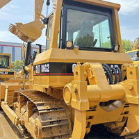 Grand stock de bulldozers d'occasion CAT D6G2 sur chenilles, de seconde main, d'origine japonaise, avec pompe, pour la construction, à vendre