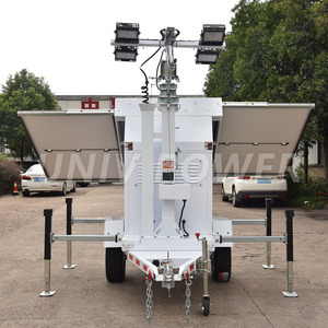 9m Mast Mobile Solar Tower <b>Lights</b> <b>LED</b> <b>Light</b> for Outdoor UST900 Factory OEM Solar <b>Light</b> Tower for Construction Mining GEL Battery - Product Image 4