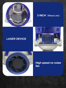 Loại mới động cơ ánh sáng xe máy <span class=keywords><strong>LED</strong></span> Đèn pha chiếu <span class=keywords><strong>P40</strong></span> <span class=keywords><strong>LED</strong></span> và 3.0 Laser bi <span class=keywords><strong>LED</strong></span> ống kính máy chiếu đèn pha - Product Image 5