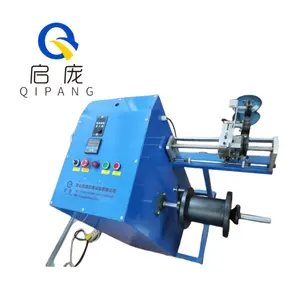 Qipang factory Automatic 150-400mm drum TC400 Vertical Winding Machine cable wire take up machine cable take up machine