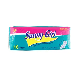 High quality Sanitary Napkin Pure Cotton Sanitary Pads Hypoallergenic Disposable Female Sanitary Napkin Available
