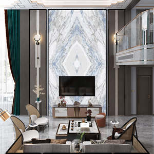 Sahte mermer duvar panelleri Pvc mermer Uv paneli Pvc levha duvar levhası mermer - Product Image 6