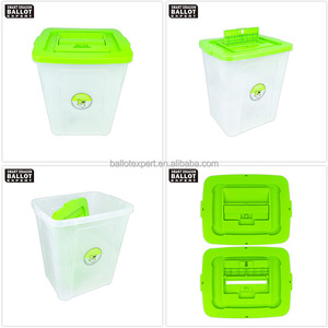 Cajas de votación de Elección Escolar de polipropileno personalizadas de alta calidad estantes de exhibición de boletas transparentes Kenia PP de alta calidad - Product Image 5