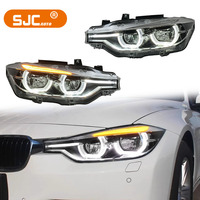 Pièces automobiles SJC, phares LED pour BMW Série 3 F30 F31 F35 2012-2019, feux avant LED blancs DRL uniquement, phares plug and play