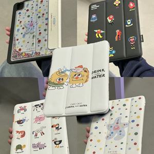 Prix unitaire 1.49 usd étuis de sortie bon marché pour <span class=keywords><strong>iPad</strong></span> étui pour tablette de peinture de dessin animé avec porte-stylo housse de tablette pour <span class=keywords><strong>ipad</strong></span> 2018 <span class=keywords><strong>2020</strong></span> - Product Image 3