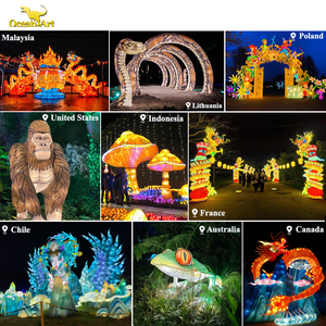 Custom <b>Lanterns</b> <b>Outdoor</b> Light Festival Mid-Autumn <b>Lantern</b> Festival <b>Large</b> <b>Lantern</b> Sculpture - Product Image 6