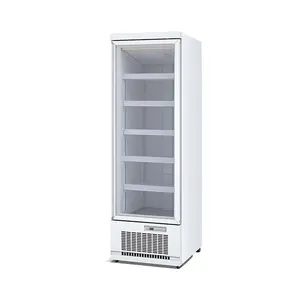 Low temperature freezer in supermarket Air cooled deep freezer Vertical refrigerated display cabinet Quick frozen refrigerator