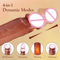 Neue Fernbedienung Realistische Dildo Silikon Dildo Vibrator Sexspielzeug für Frauen leistungs starke Schub dildo mit starkem Saugnapf
