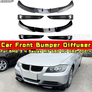 ลิ้นกันชนหน้าสำหรับ BMW ซีรีส์ 3 E90 E91 สำหรับ BMW ซีรีส์ 3 E90 E91 320i 325i 2005-2008 อุปกรณ์ตกแต่งรถยนต์ - Product Image 1