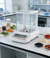 Balance analytique de haute précision 0,1 mg TA-A |   Balance de laboratoire numérique 0,0001g 100g 210g 220g avec écran de protection en verre à 4 portes et exportation de données