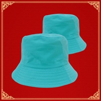 Topi Bucket wanita, topi Fishman bordir dua sisi perlindungan matahari luar ruangan pria