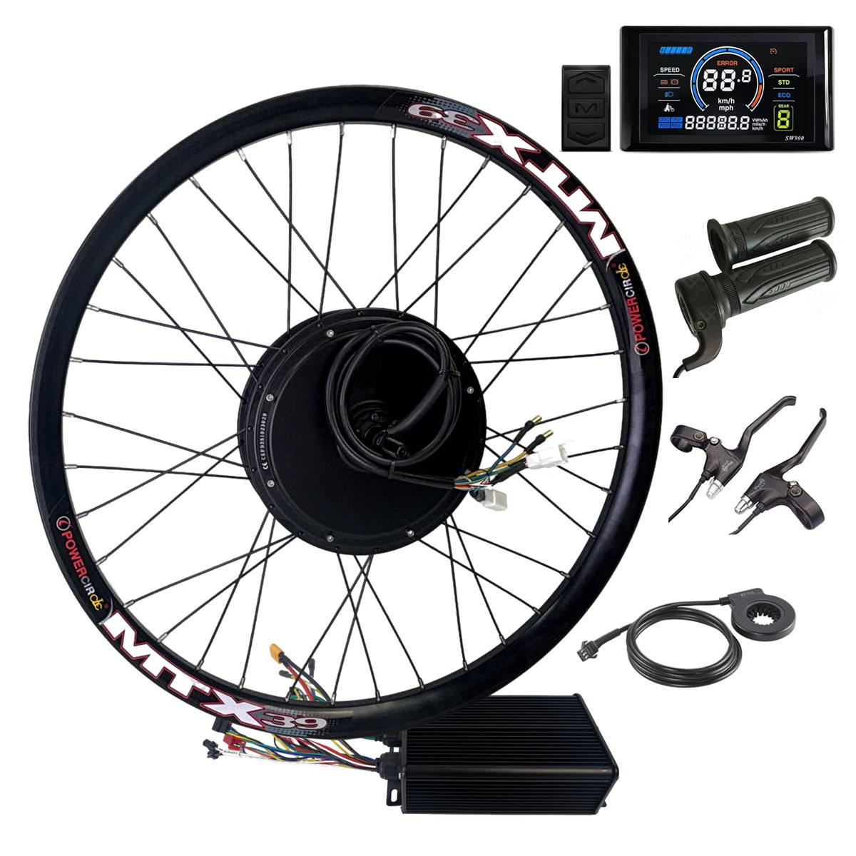 Écran SW900 noir + accélérateur normal