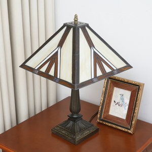 Nhiệm Vụ Tiffany Phong Cách Bảng Đèn Nghệ Thuật Trang Trí Nội Thất Kính Màu Bóng Râm Cho Phòng Khách Phòng Ngủ Nhà Đầu Giường Đầu Giường Văn Phòng Nhà - Product Image 3