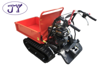 Nouvelle conception de mini camion à benne basculante, moteur Loncin 9,5 CV, 6F+2R, hydraulique, tout-terrain, chenilles
