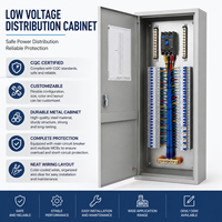 Tableau de distribution hybride en plastique ABS personnalisé 220V/380V IP40 GoodQi pour système de contrôle industriel