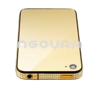 Роскошное Золотое стекло для <span class=keywords><strong>iphone</strong></span> зеркало золотой ободок для <span class=keywords><strong>iphone</strong></span> - Product Image 1