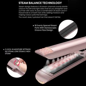 Lisseur à vapeur infrarouge RUCHA, lisseurs à cheveux professionnels, fer à lisser portable, planchas de cabello - Product Image 4
