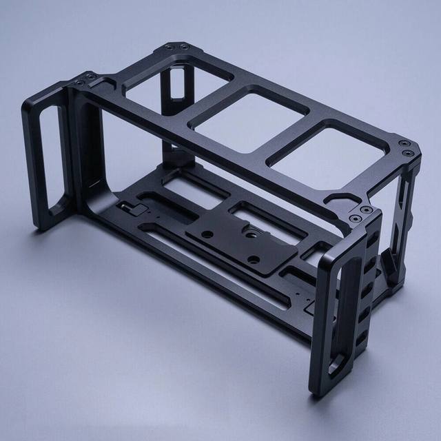 For ICOM 705 IC-705 CNC Mounting Bracket Black ARK-705 Carry Cage Shield Case Radio Protector Case