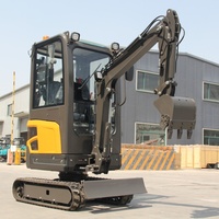 Mini-excavatrice Caterpillar multifonctionnelle de 1,5 tonne à prix de gros