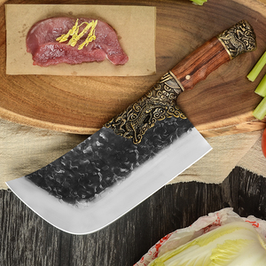 Cuchillos de Cocina Personalizados de Alta Calidad, Acero Inoxidable 7Cr17MoV, 9 Pulgadas, Hechos a Mano, Forjados, <span class=keywords><strong>Cuchillo</strong></span> <span class=keywords><strong>para</strong></span> <span class=keywords><strong>Cortar</strong></span> Huesos - Product Image 3
