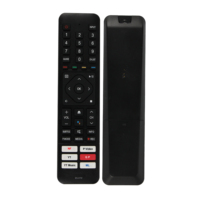 Control Remoto ES-RM193-1-V a Precio de Fábrica para el Nuevo Google Chromecast 4k TV, Decodificador con Google Voice, Smart TV G9N9N, Control por Voz BT IR