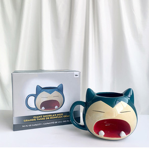 Mug à café 3D Snorlax <span class=keywords><strong>de</strong></span> grande capacité 1000 ml, tasse à eau en céramique <span class=keywords><strong>de</strong></span> dessin animé, tasse à thé au lait créative, cadeau pour enfants, garçons et filles - Product Image 4