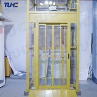 Ascenseur résidentiel moderne à système de traction pour maisons de 2 à 5 étages