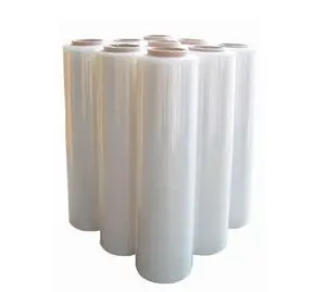 Fabriek Transparante Stretch Wrap Lldpe Wrap Folie Stretch Plastic Folie Voor Pallet Wrap