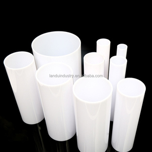 Landa Diffuser ekstrusi plastik kap lampu susu putih buram PMMA plastik akrilik pipa bulat untuk pencahayaan - Product Image 4